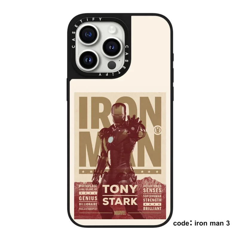قاب casetify چاپی سفارشی طرح marvel collection – Iron Man کد 0344 مناسب گوشی آیفون - Image 2