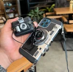 قاب‌ دوربین کمرا مدل Camera 3D با آویز مناسب گوشی آیفون مناسب گوشی آیفون - Image 5