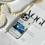 قاب چاپی سفارشی شفاف casetify طرح starry night ونگوگ کد 0394 مناسب گوشی سامسونگ - Image 3