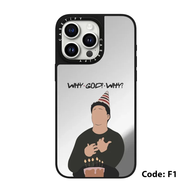 قاب چاپی سفارشی آینه ای casetify طرح 1-3 Friends کد 0436 مناسب گوشی آیفون - Image 1
