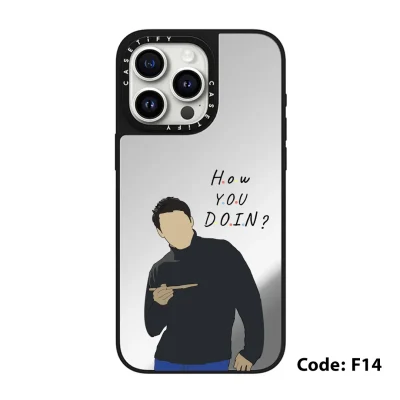 قاب چاپی سفارشی آینه ای casetify طرح 14- 15 Friends کد 0436 مناسب گوشی آیفون