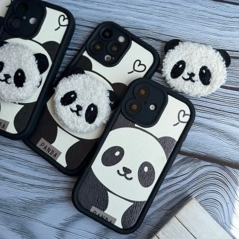 قاب پاندا عروسکی طرح Panda مناسب گوشی آیفون - Image 7