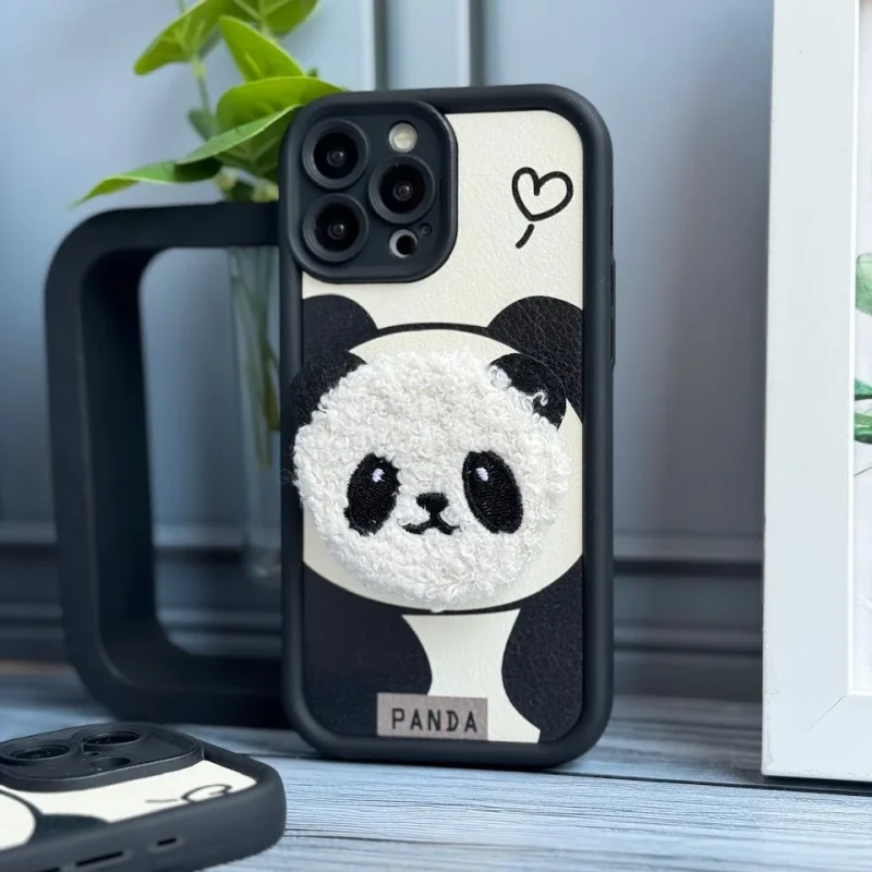 قاب پاندا عروسکی طرح Panda مناسب گوشی آیفون - Image 6