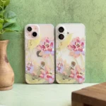 قاب شفاف طرح Lotus flowers گل نیلوفر مناسب گوشی آیفون - Image 4