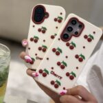 قاب آلبالو گیلاس ریز سیلیکونی Cherry مناسب گوشی سامسونگ - Image 4