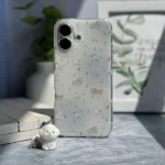 قاب سگ بامزه طرح Puppy Star با آویز مناسب گوشی آیفون