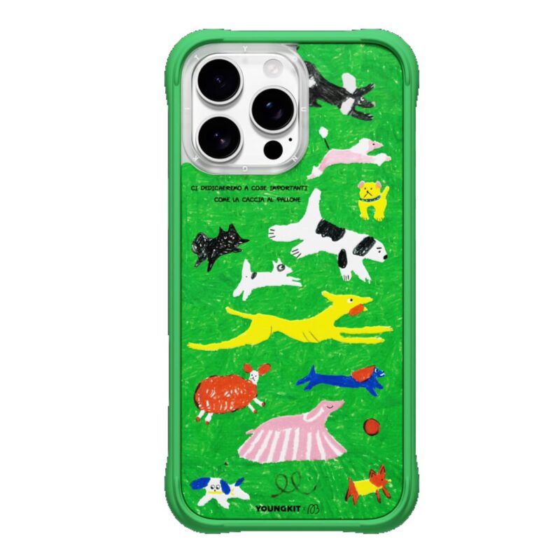 قاب یانگ کیت Youngkit Puppy Park مناسب گوشی آیفون - Image 1