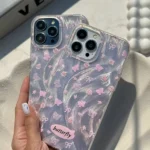 قاب پروانه براش طرح Butterflies pink مناسب گوشی شیائومی - Image 3