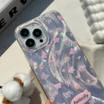 قاب پروانه براش طرح Butterflies pink مناسب گوشی شیائومی - Image 2
