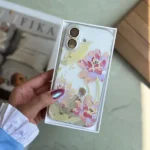 قاب شفاف طرح Lotus flowers گل نیلوفر مناسب گوشی آیفون