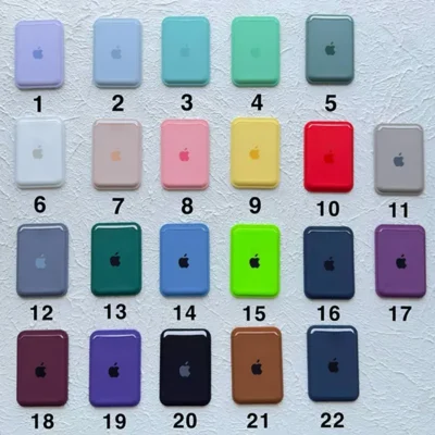 ولت جاکارتی مگ سیف سیلیکونی مدل Wallet MagSafe Silicone Place With Original IC