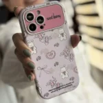 قاب خرگوش طرح sweet bunny با آویز مناسب گوشی آیفون - Image 2