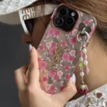 قاب سن لورن طرح شکوفه گل YSL با آویز مناسب گوشی سامسونگ - Image 2