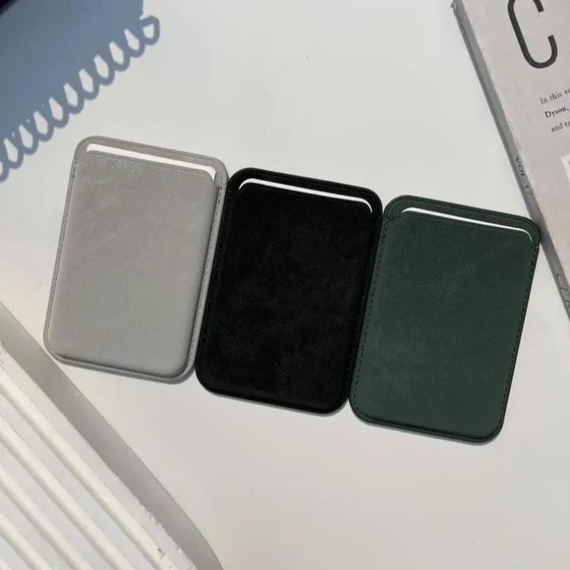 ولت جاکارتی مخملی مگ سیف مدل Wallet Magsafe - Image 1