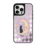 قاب چاپی سفارشی آینه ای casetify طرح catmoon کد 0460  مناسب گوشی شیائومی