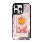 قاب چاپی سفارشی آینه ای casetify طرح the sun کد 0456 مناسب گوشی شیائومی
