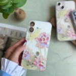 قاب شفاف طرح Lotus flowers گل نیلوفر مناسب گوشی آیفون - Image 6