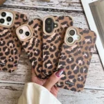 قاب پلنگی قهوه ای طرح Bonne Case مناسب گوشی آیفون - Image 2
