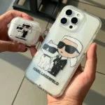 قاب اکلیلی طرح Shine karl Lagerfeld مناسب گوشی آیفون - Image 2