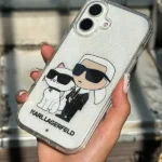 قاب اکلیلی طرح Shine karl Lagerfeld مناسب گوشی آیفون - Image 3