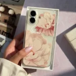 قاب شفاف طرح Peony Flower مناسب گوشی آیفون - Image 3